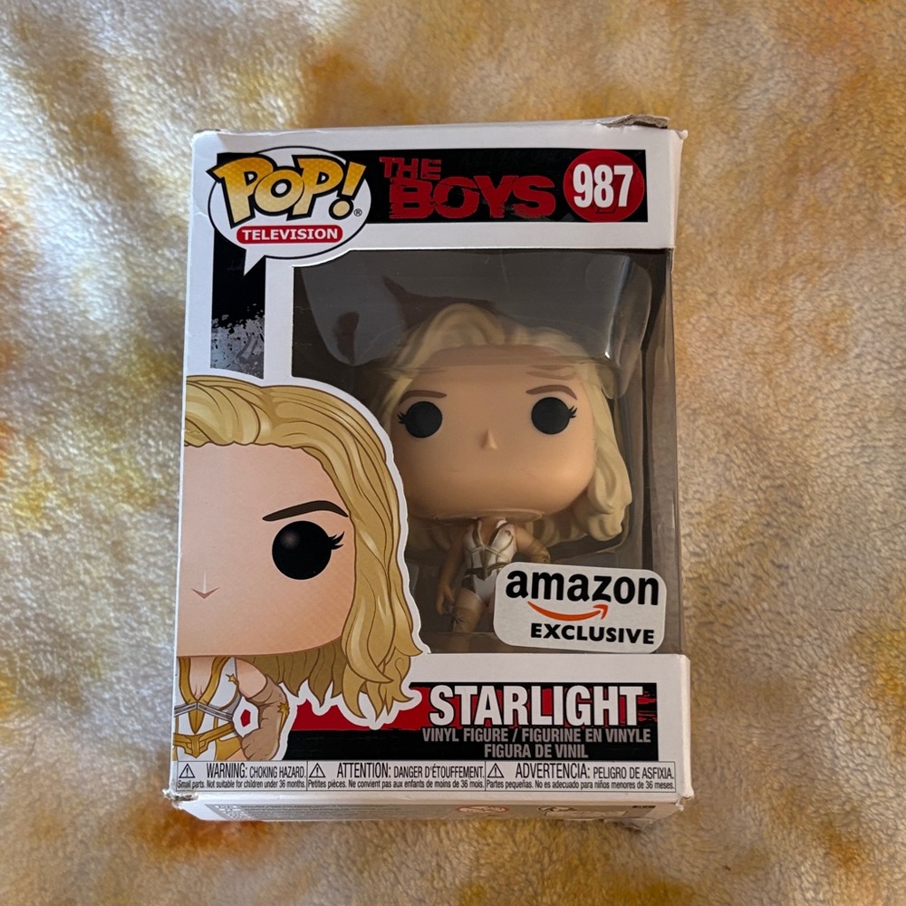 Funko Pop Starlight Amazon Exclusive - Blonde and White